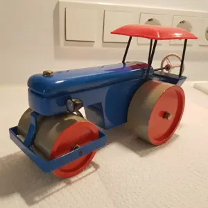 Steiff Walze, Blau (Hentschel-Farbe), Lenkung! Bestzustand! Bild 1