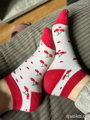 getragene Socken