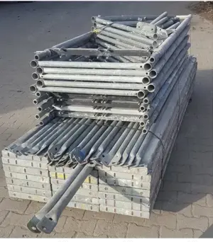 Plettac SL70 ca 138 m  gebrauchtes Baugerüst Gerüst Stahlgerüst Holzbohle