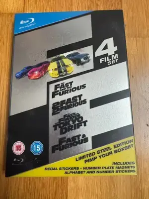 Fast & Furious Teil 1 - 4 Steelbook Bluray
