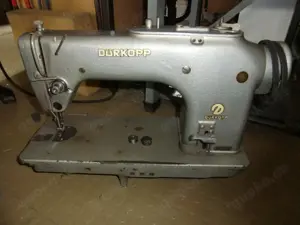 Alte Industrienähmaschine Dürkopp 211-3 Bild 2