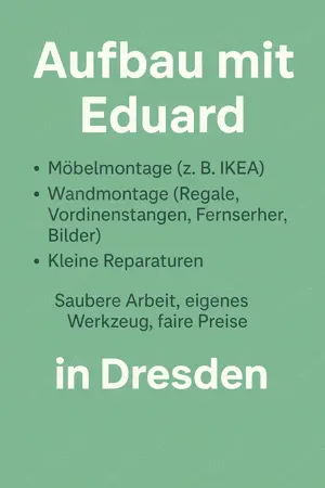 Möbelaufbau & kleinen Reparaturen