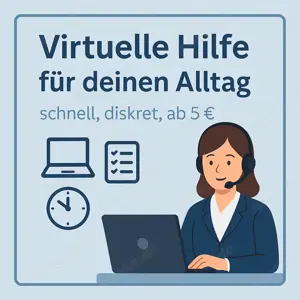  Virtuelle Hilfe für kleine Aufgaben   Ich unterstütze dich!