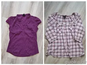 Umstandsshirt + Umstandsbluse (3 4 Ärmel) H&M Mama Gr. M
