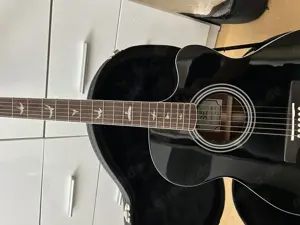PRS Westerngitarre PRS SE A10E Angelus Black mit TA und Koffer