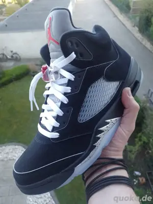 Nike Air Jordan 5 Retro OG Black Metallic Reimagined Größe 46 EU   12 US