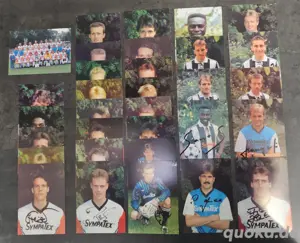 32teiliges Autogrammkarten Set SG WATTENSCHEID 09  original signiert (1990er)
