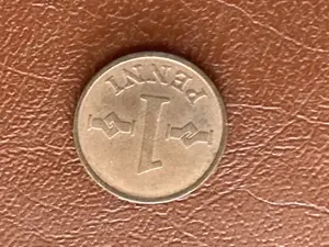 Münze Münzen Umlaufmünze Finnland 1 Penni 1963
