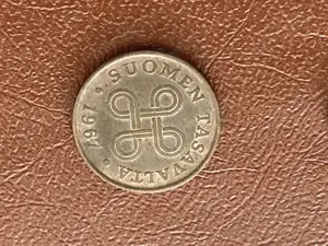 Münze Münzen Umlaufmünze Finnland 1 Penni 1967 Bild 2