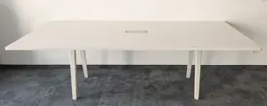 Konferenztisch Vitra Joyn 2,4 x 1,2 m weiß