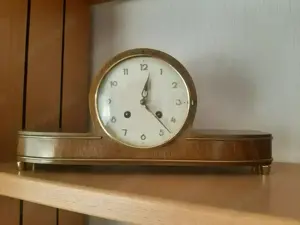 Sehr schöne antike Junghans Kaminuhr