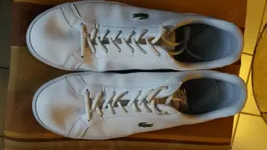 LACOSTE Sneaker weiß Gr. 46,5 Fehlkauf neuwertig gebraucht Bild 6