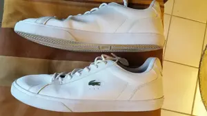 LACOSTE Sneaker weiß Gr. 46,5 Fehlkauf neuwertig gebraucht