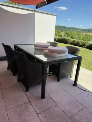 Dedon Barcelona Gartenmöbel Garten Tisch Stühle Sitzgruppe Bild 3