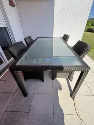 Dedon Barcelona Gartenmöbel Garten Tisch Stühle Sitzgruppe Bild 5