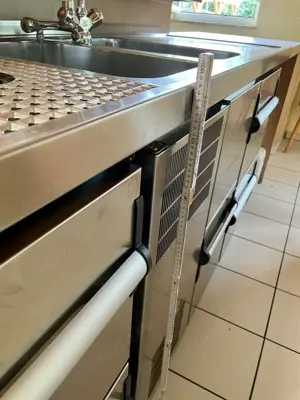 Bar Kühltisch mit 8 Schubladen Barkühltheke Edelstahl Bild 4