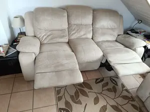 Couch 3 sitzig und Sessel mit Relax Funktion 