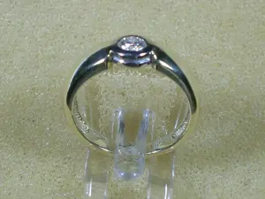 Brillant-Ring Größe 15,3 - 48 585 Gold 0,25 Carat w - si Bild 3