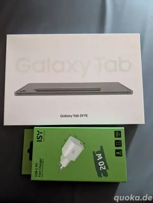 Samsung Galaxy Tab S9 FE, WiFi, 128 GB + Schnellladegerät 