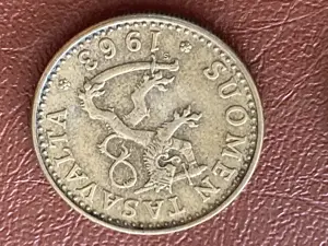 Münze Münzen Umlaufmünze Finnland 20 Penniä 1963 Bild 2
