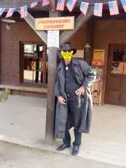 Älterer Mann gepflegt