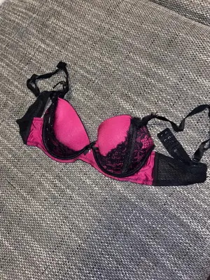  BH 75C in Pink Schwarz - Unterwäsche  Bild 2