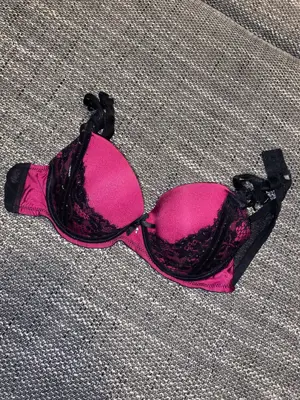  BH 75C in Pink Schwarz - Unterwäsche 