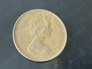 Münze Münzen Umlaufmünze Großbrittanien 2 Pence 1971 Bild 2