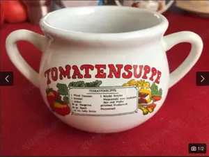 Suppentasse Tomaten Suppe NEU