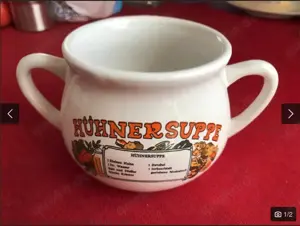 Suppentasse Hühnersuppe Suppe 400ml NEU