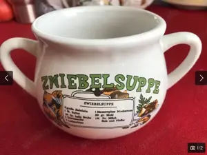 Suppentasse Zwiebelsuppe Suppe 400 ml NEU