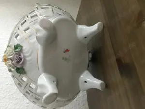 Dekoschale pompös gestaltet gebraucht gepflegt Bild 3