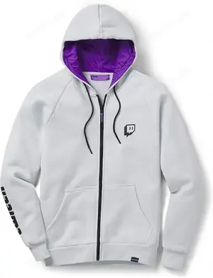 Twitch Hoodie Zipper-Kapuzenpulli Gr. XL NEU!!!