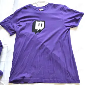 T-Shirt Twitch Logo auf der Vorderseite Gr. XL NEU!!!