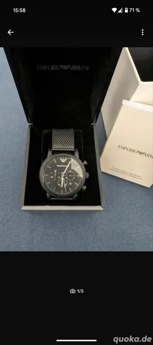 Armani Herrenuhr  Bild 2