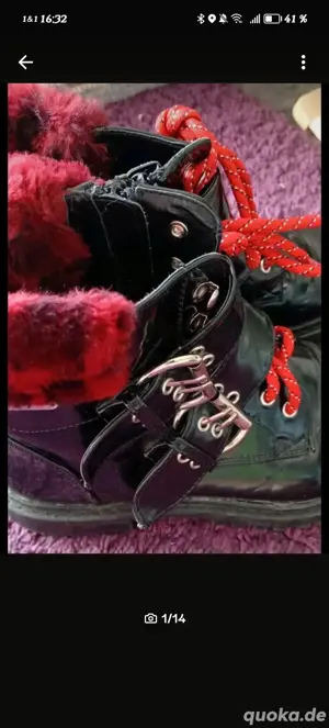 Pepe London Stiefel 38 lack Bild 3