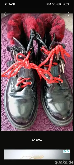 Pepe London Stiefel 38 lack Bild 5