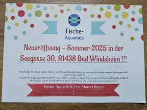Ladeneröffnung 2025 - Zoofachhandel in Bad Windsheim !!!