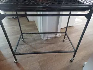 Großer Vogelkäfig mit Unterteil u. Lieferung Bild 5