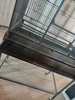 Großer Vogelkäfig mit Unterteil u. Lieferung Bild 2