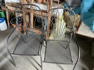 Metall Gartenstühle 
