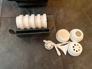 Philips Pastamaker vollautomatisch, Wiegefunktion, 8 Formaufsätze, grau schwarz (HR2382) Bild 2
