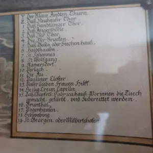 Bild der Stadt München auf Leder gearbeitet Bild 5