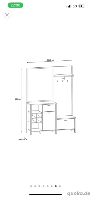 garderobe neu Ovp Bild 1
