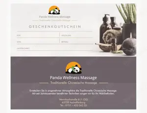 Panda Wellness Chinesische Tuina Massage in Aschaffenburg Bild 7