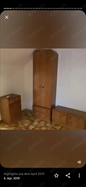 Garderobenmöbel und TV Schrank