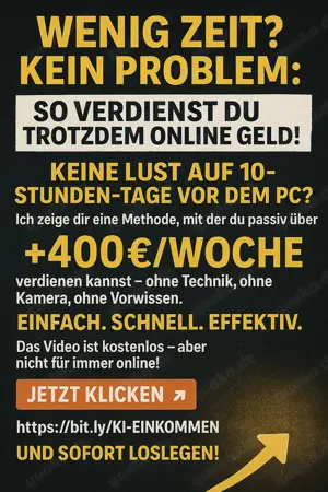 Wenig Zeit? Kein Problem, so verdienst du trotzdem online Geld!