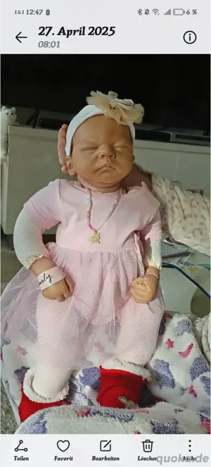 Vend petite fille en silicon emily