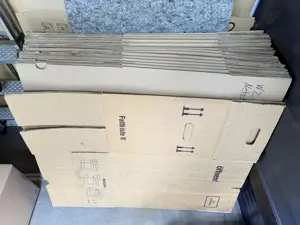 15x Umzugskarton UZK 51x37x40cm Transport lagern umziehen Haus Wohnung