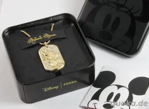 FOSSIL Kette Disney Mickey, Special Edition, goldfarben, JF04625710 (neu)  Bild 1